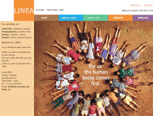 Tablet Screenshot of linea-auroville.com